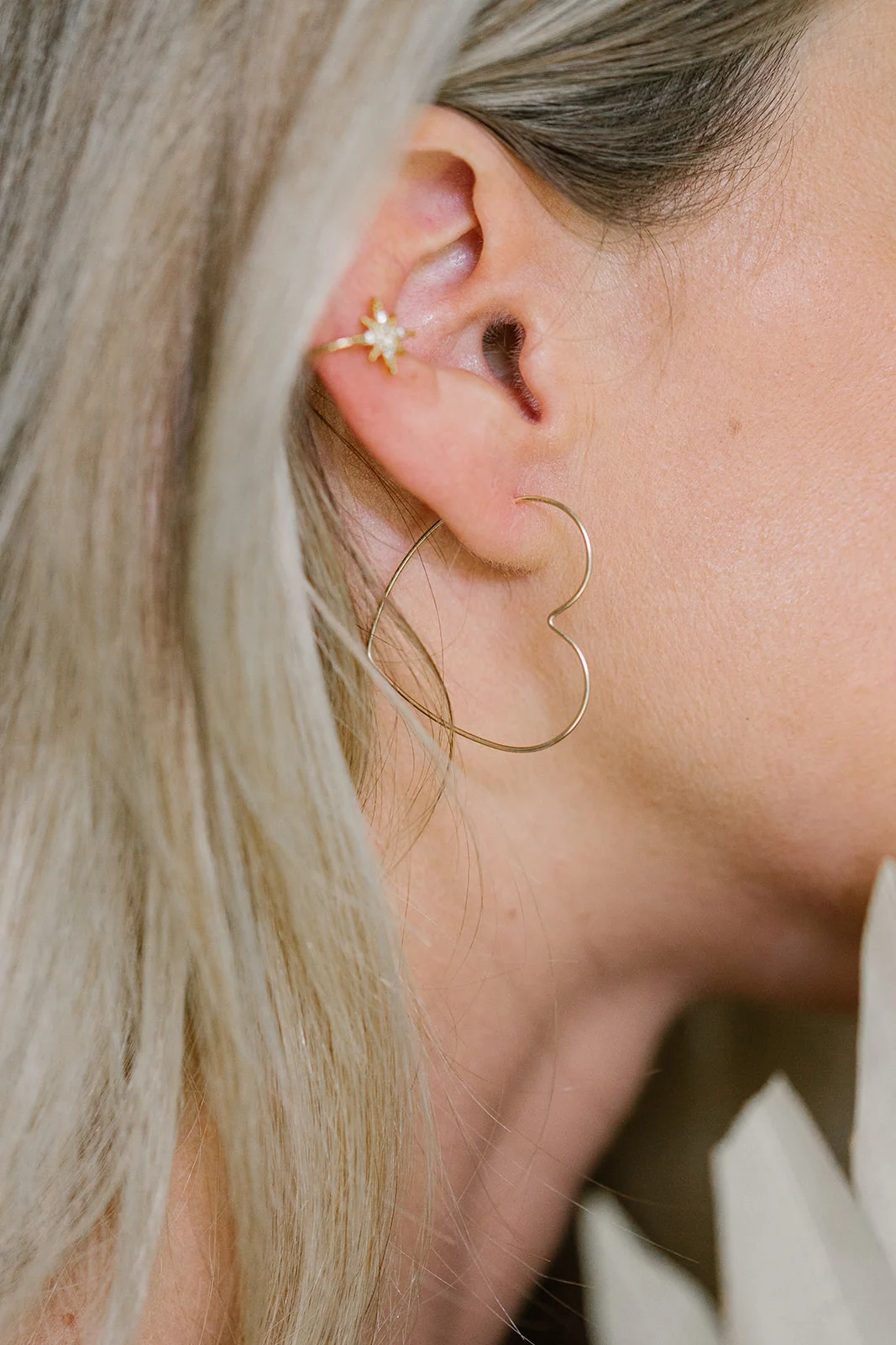 boucles d'oreilles coeur