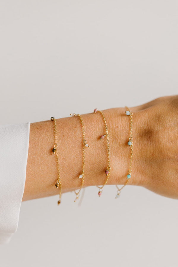 bracelet or perles