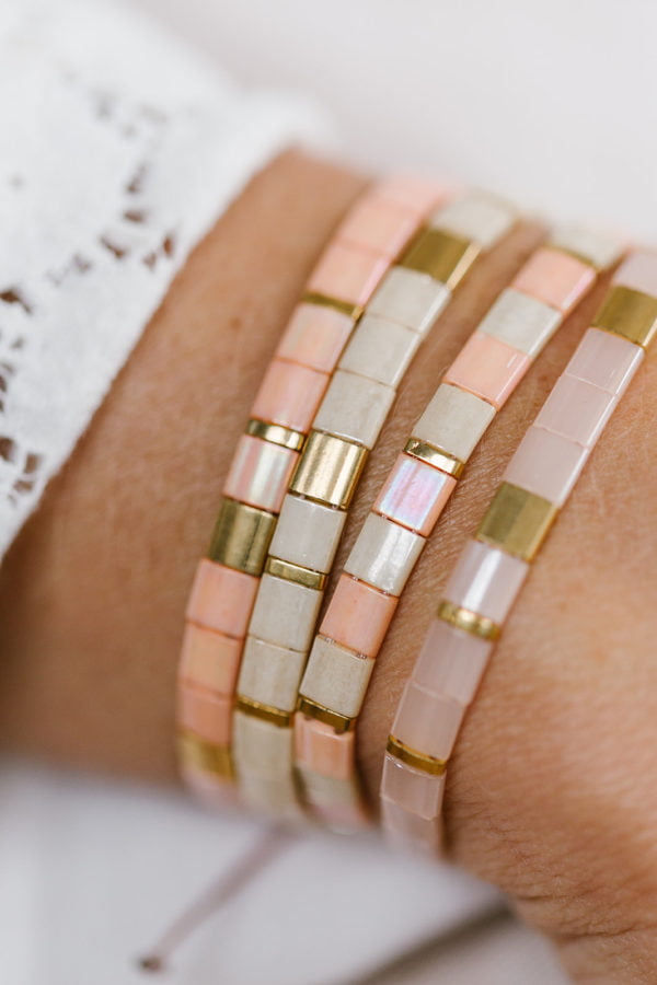 bracelet perles colorées