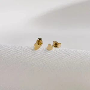Clous d'oreilles mini coeurs