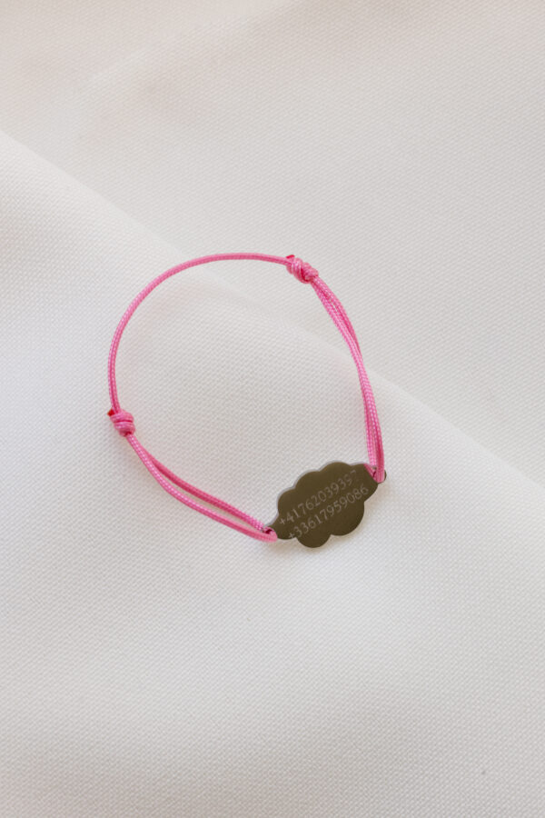 Bracelet enfants "Help Me" -  Nuage argent – Image 2