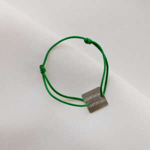 Bracelet enfants "Help Me" -  Carré argent