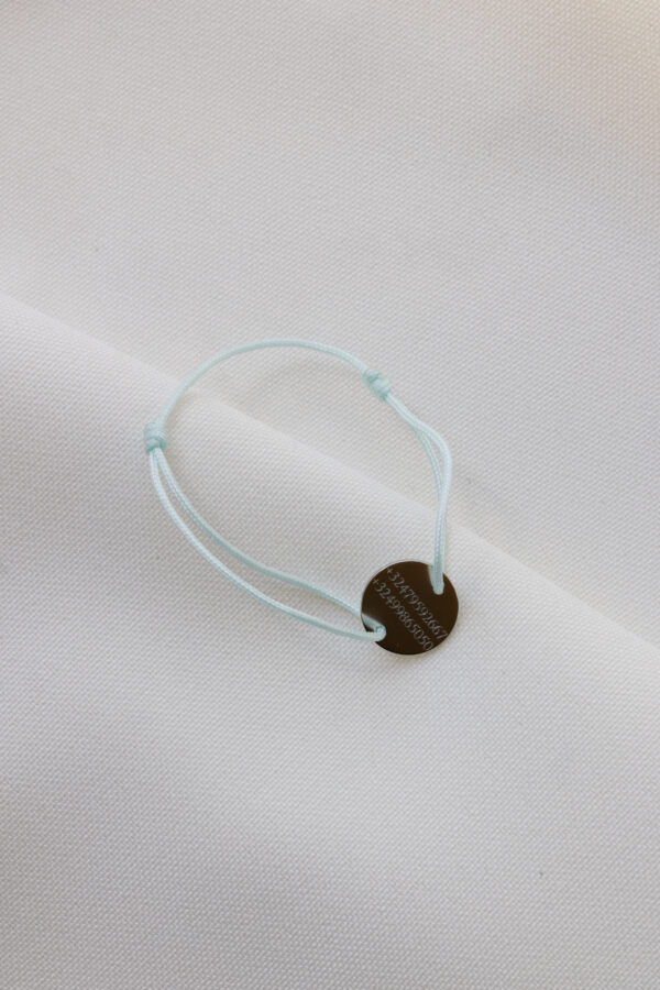 Bracelet enfants "Help Me" -  Rond argent