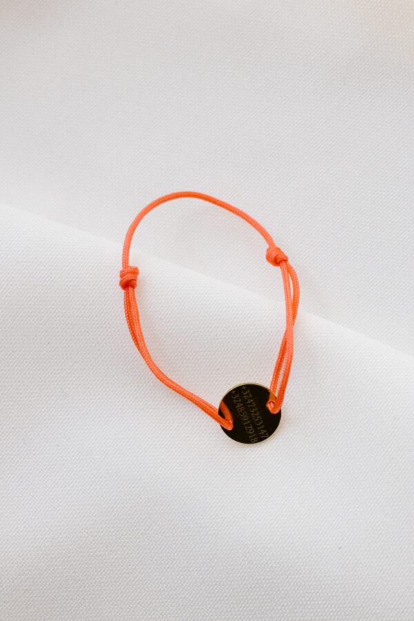 Bracelet enfants "Help Me" - Rond doré