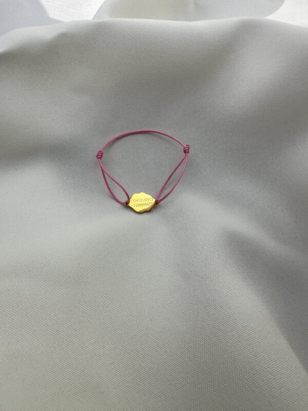 Bracelet enfants "Help Me" -  Nuage doré – Image 2