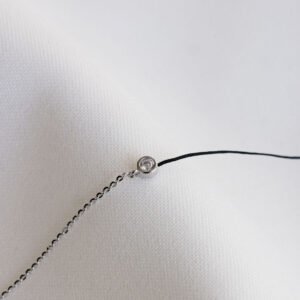 Bracelet Osmose argenté noir