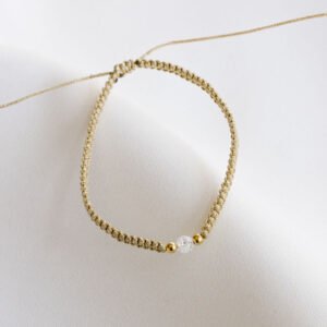 Bracelet Tressé doré