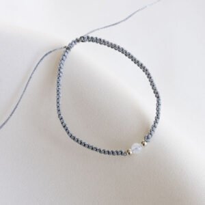 Bracelet Tressé argenté