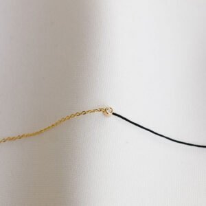 Bracelet Osmose doré noir