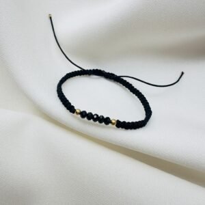 Bracelet Tressé noir