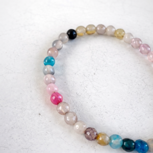 Bracelet Enfants Agate Multicolore