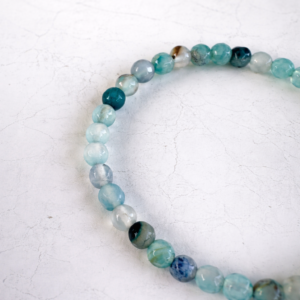 Bracelet Enfants Agate vert d'eau