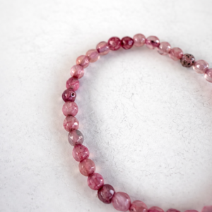 Bracelet Enfants Agate rose fuschia