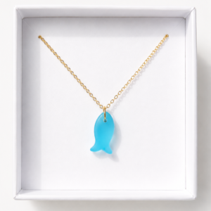 Collier Sunkissed poisson bleu