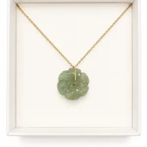 Collier Sunkissed fleur verte